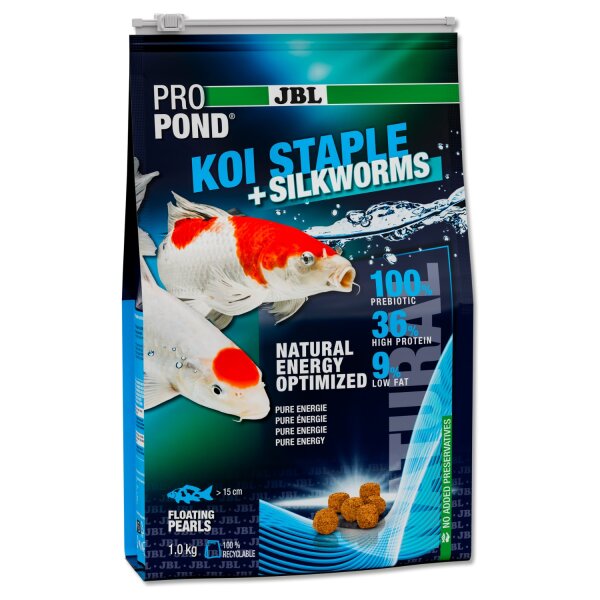 JBL ProPond Koi Staple + Silkworms 1 kg
