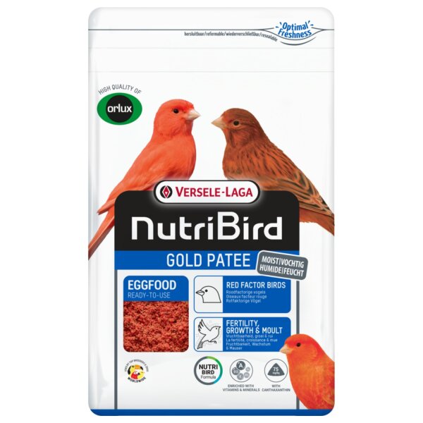 Versele-Laga NutriBird Gold Patee Kanarien Rot 1 kg