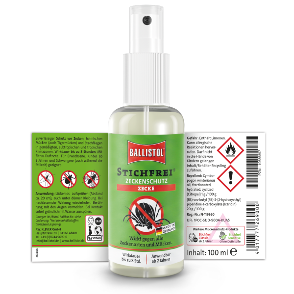 BALLISTOL Stichfrei Zecke Pump-Spray, 100 ml