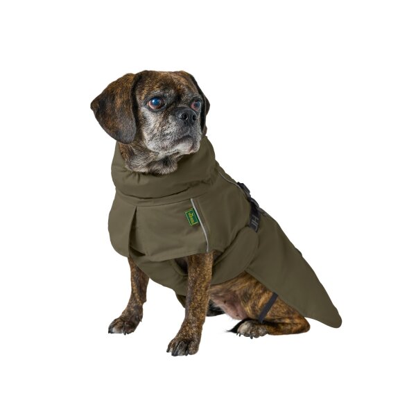Hunter Hundemantel Nordby Mops & Co. olivgrün 32