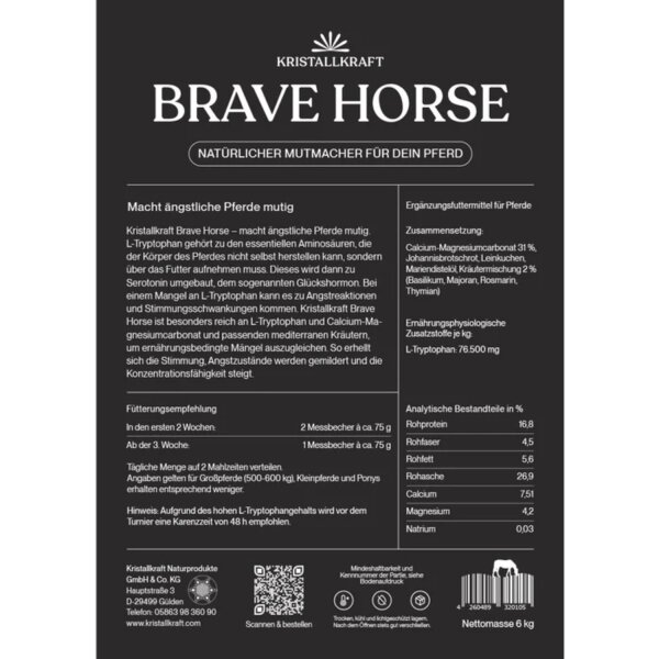 Kristallkraft Brave Horse 6 kg