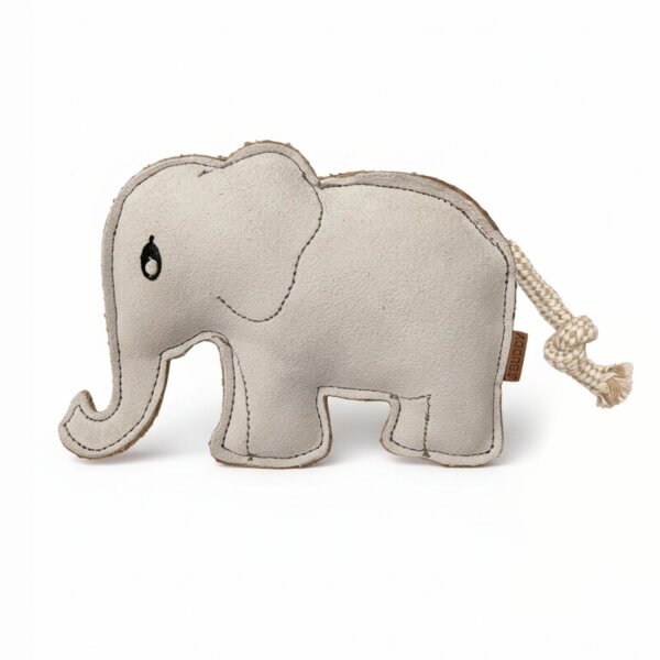 BUDDY. Hundespielzeug aus Leder "Elefant"