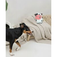 BUDDY. Hundespielzeug aus Leder "Kuh"