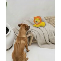 BUDDY. Hundespielzeug aus Leder "Löwe"