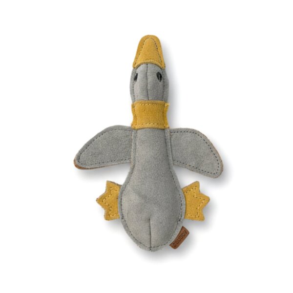 BUDDY. Hundespielzeug aus Leder "Kleine Ente"