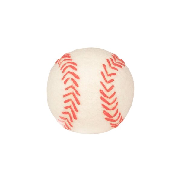 BUDDY. Hundespielzeug aus Schafwolle "Baseball"