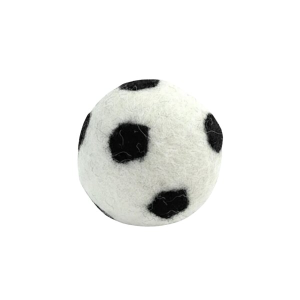 BUDDY. Hundespielzeug aus Schafwolle "Fußball"