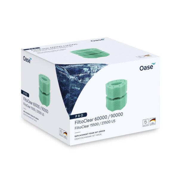 Oase Ersatzschwamm Set für FiltoClear 60/90000 grün