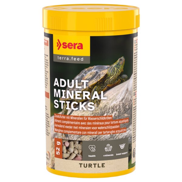 sera Turtle Adult Mineral Sticks 250 ml