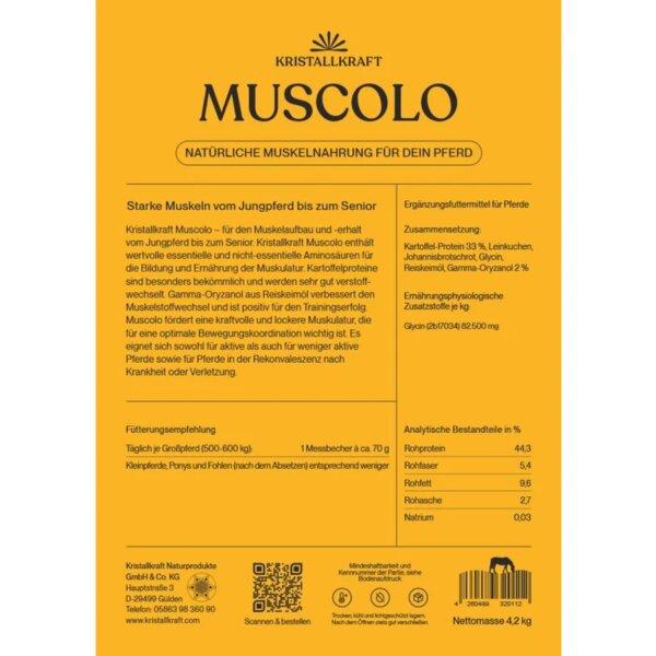 Kristallkraft Muscolo 4,2 kg